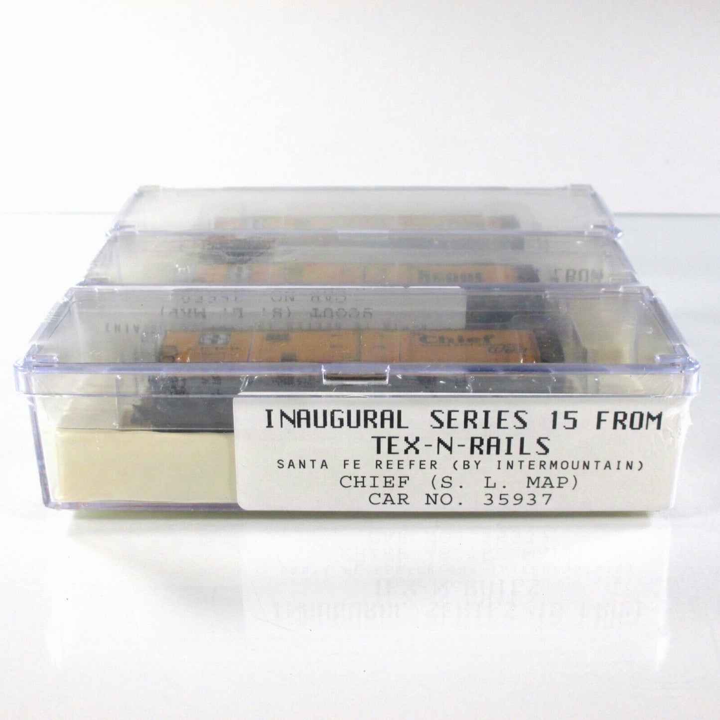 N Scale **ATSF Reefer** 3-Car Set - Intermountain / Tex-N-Rails Series 15 **RARE