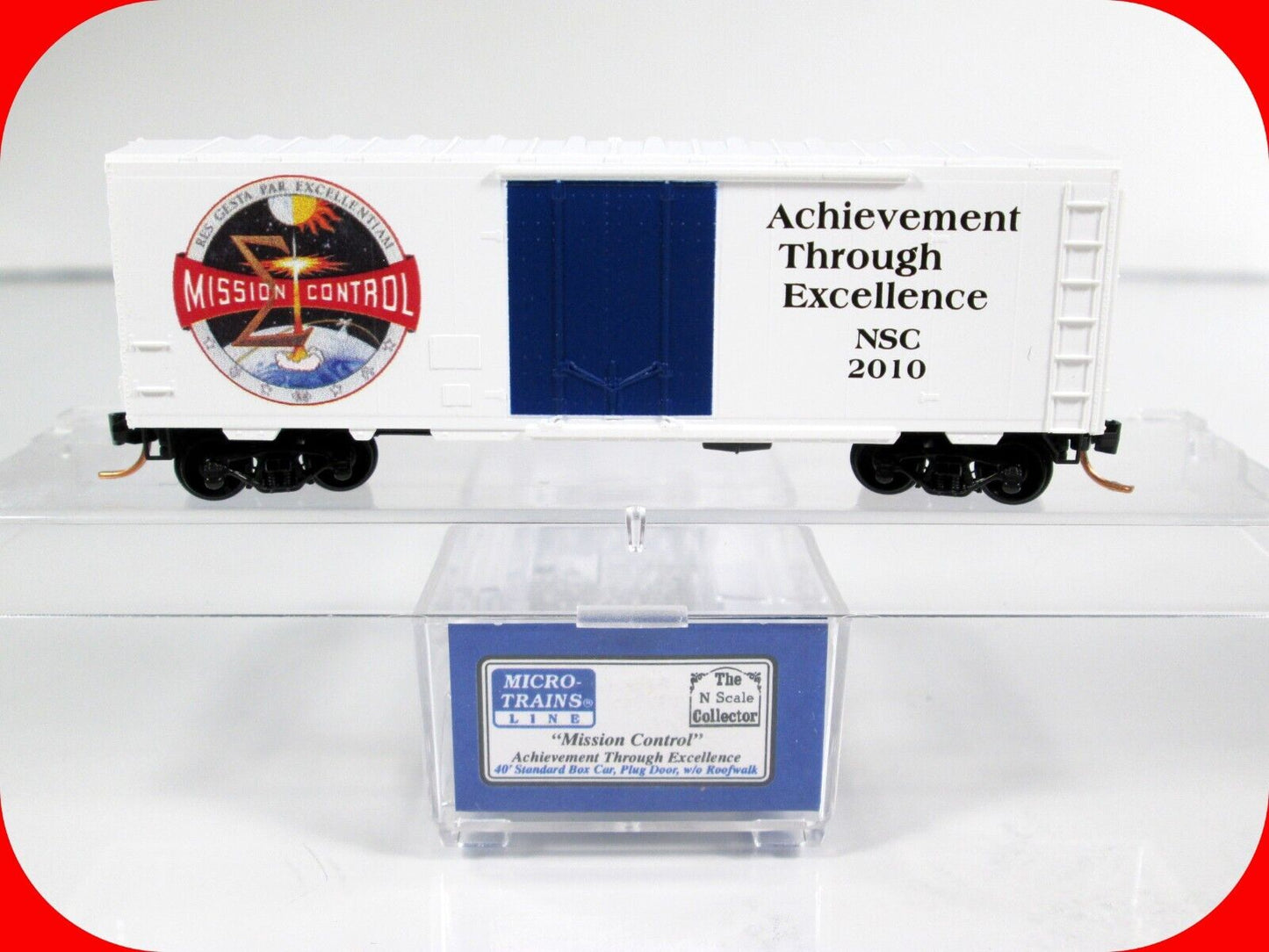 N Scale NASA *Mission Control* Achievement 40' Box Car - NSC 2010 - Micro Trains