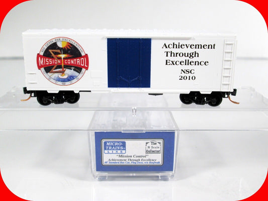 N Scale NASA *Mission Control* Achievement 40' Box Car - NSC 2010 - Micro Trains