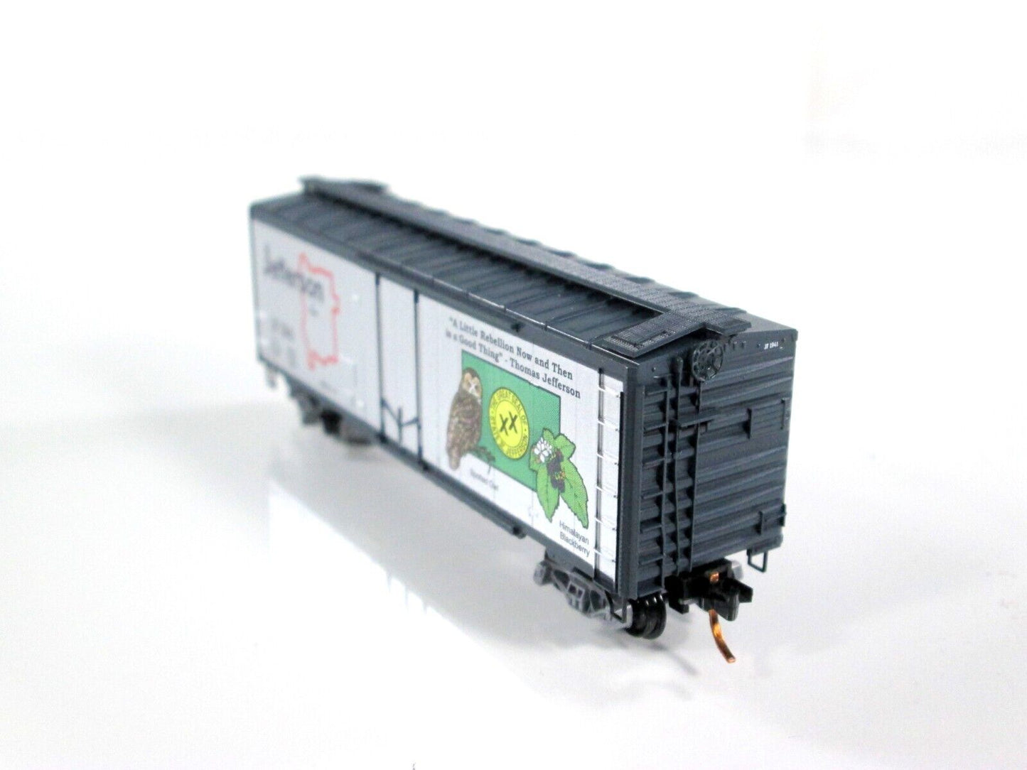 N Scale State of JEFFERSON 40' Box Car - JF 1941 -- Micro Trains NSE Special Run