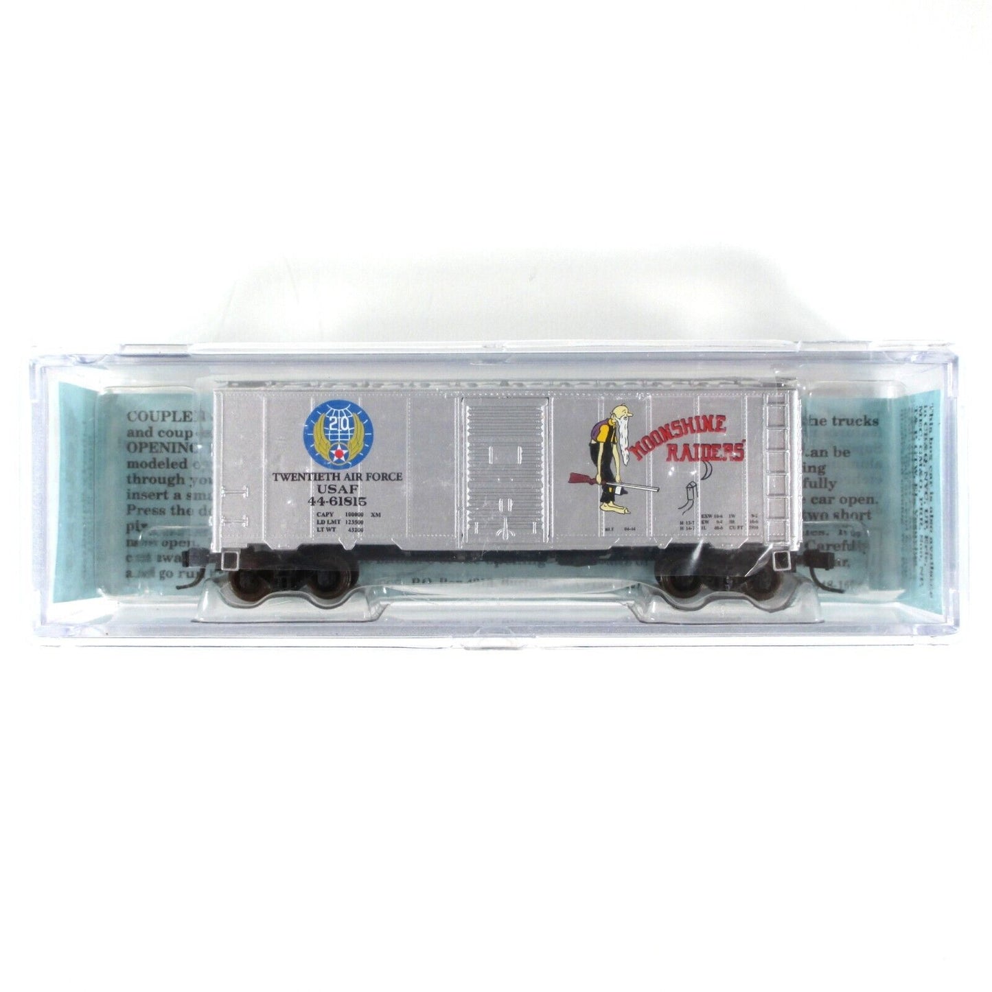 N Scale US AIR FORCE **Moonshine Raiders** Box Car #44-61815 -- by DELUXE 240261