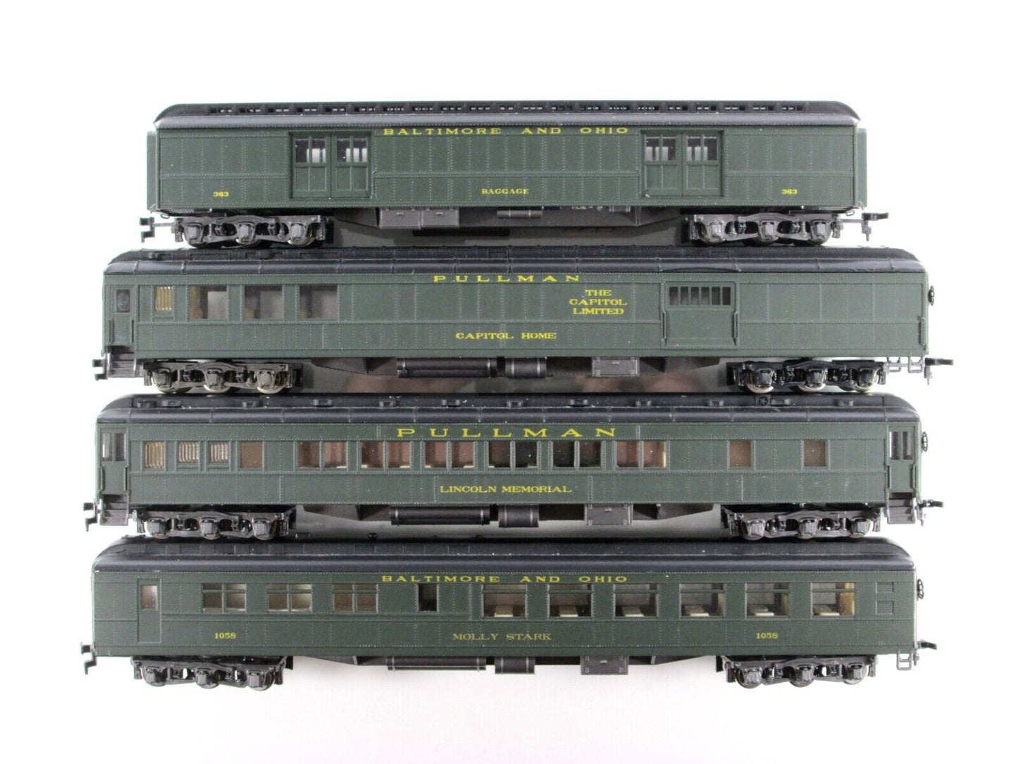HO Scale **BALTIMORE & OHIO** CAPITOL LTD 1920s Passenger Set A - Rivarossi 6906