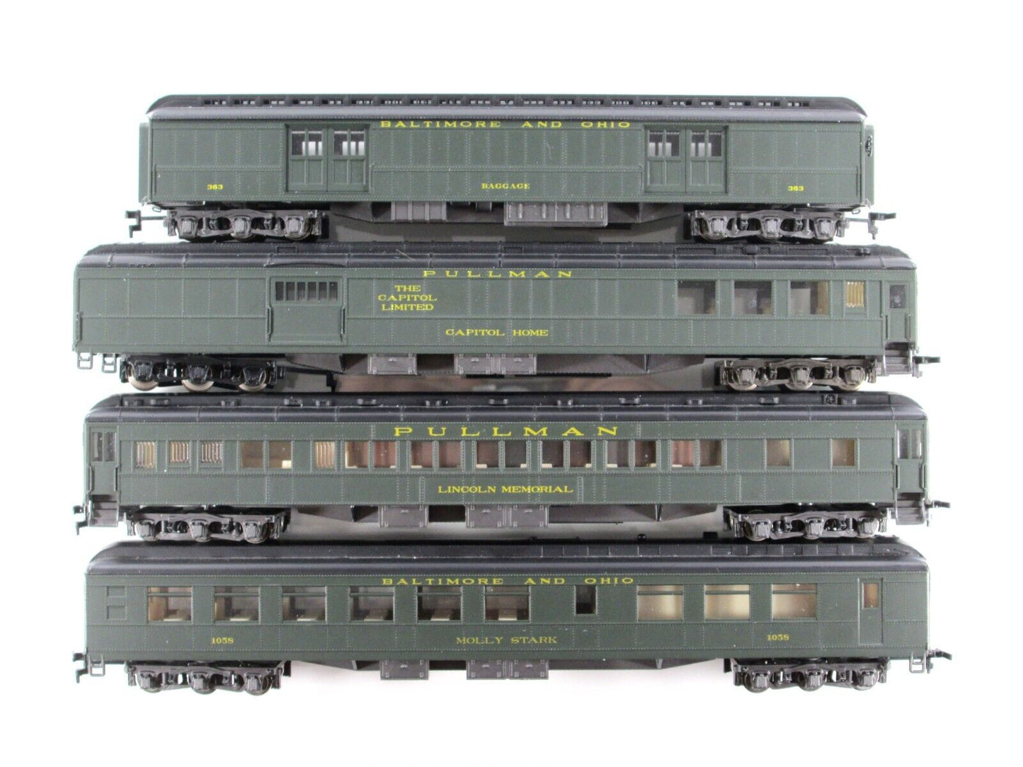 HO Scale **BALTIMORE & OHIO** CAPITOL LTD 1920s Passenger Set A - Rivarossi 6906