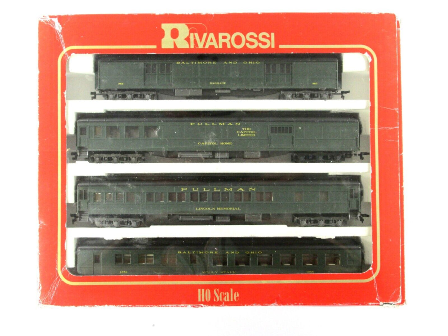HO Scale **BALTIMORE & OHIO** CAPITOL LTD 1920s Passenger Set A - Rivarossi 6906