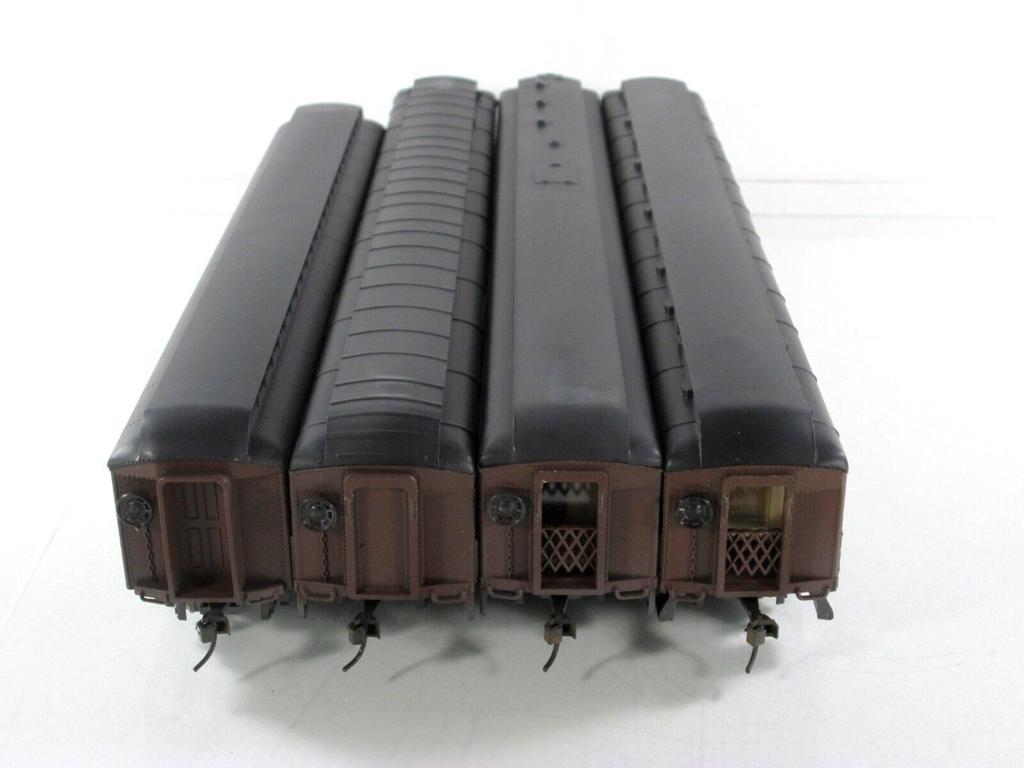 HO Scale **PRR** 1920s Weathered Passenger Set A - Rivarossi 6916, Knuckle Cplrs