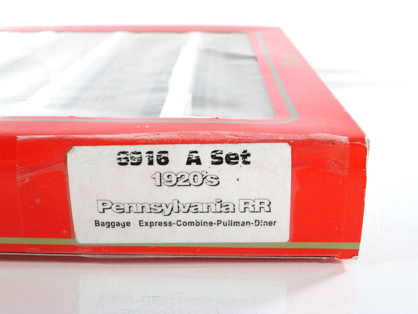 HO Scale **PRR** 1920s Weathered Passenger Set A - Rivarossi 6916, Knuckle Cplrs