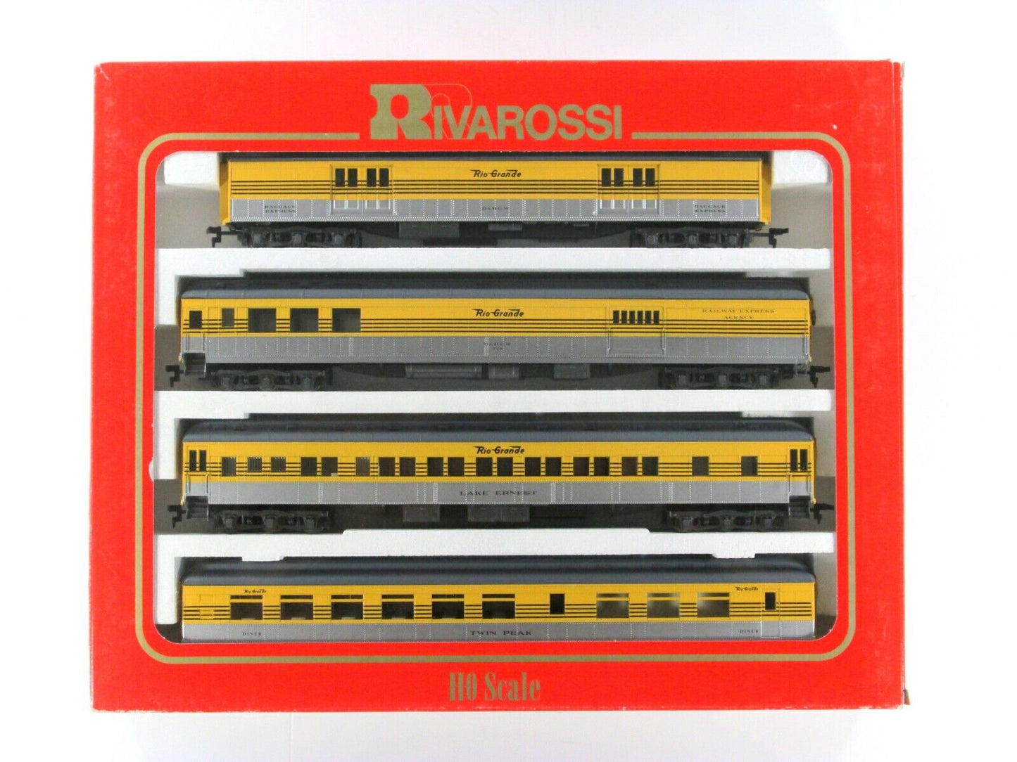 HO Scale ***DENVER RIO GRANDE WESTERN*** 1920s Passenger Set A -- Rivarossi 6920