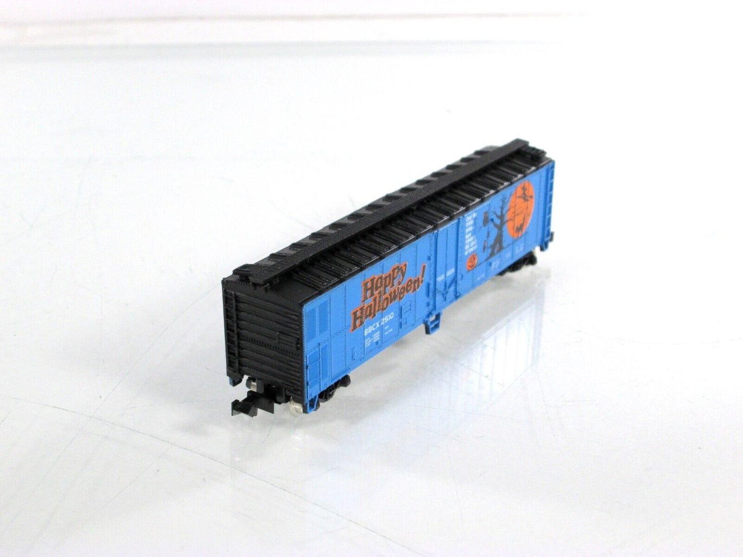 N Scale ***HAPPY HALLOWEEN*** 50' Box Car, BBCX 2510 -- Bev-Bel / Atlas ***RARE*