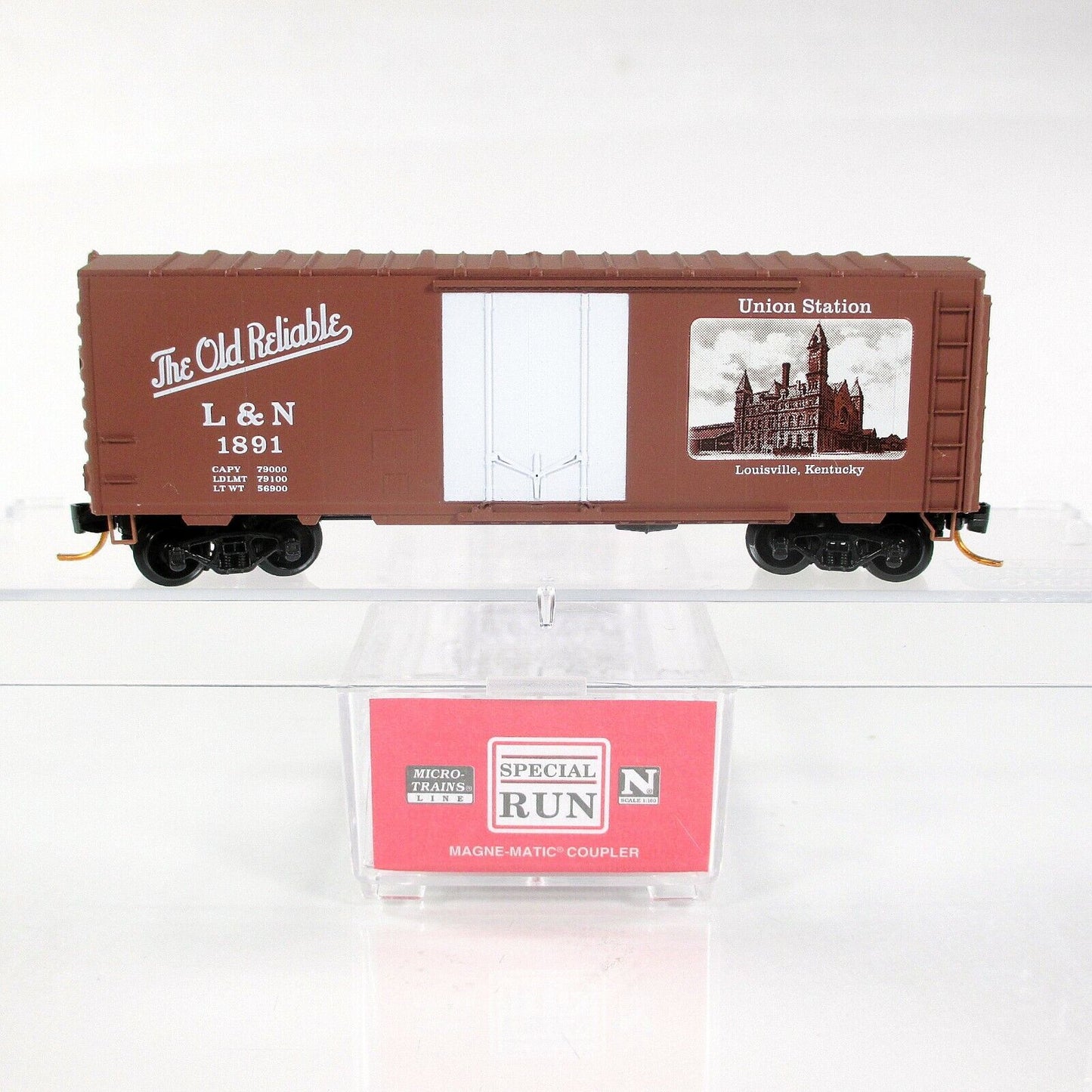 N Scale *THE OLD RELIABLE* Union Station Box Car, L&N 1891 -Micro Trains Special