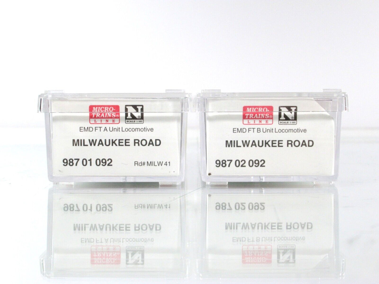 N Scale ***MILWAUKEE ROAD*** EMD FT A/B Set #41 - Micro Trains 99200092, DCC Rdy