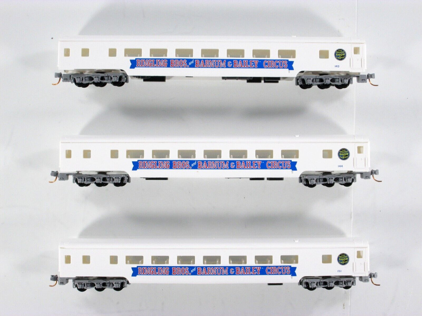 N Scale **RINGLING BROS. CIRCUS** Passenger Sleeper 3-Set -Micro Trains 99300052