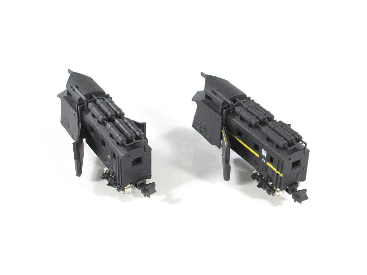 N Scale ***JAPANESE NATIONAL RAILWAY*** Snow Plow Set #102, 105 -- TOMIX / KAWAI