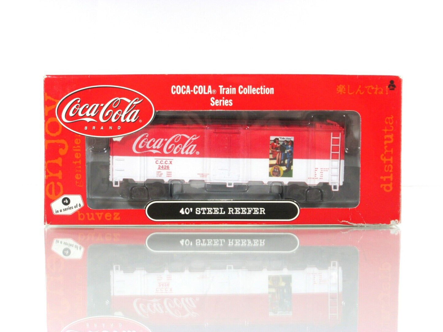 HO Scale ***COCA-COLA*** Bottling 40' Steel Reefer Car, CCCX 2426 - Athearn 8325