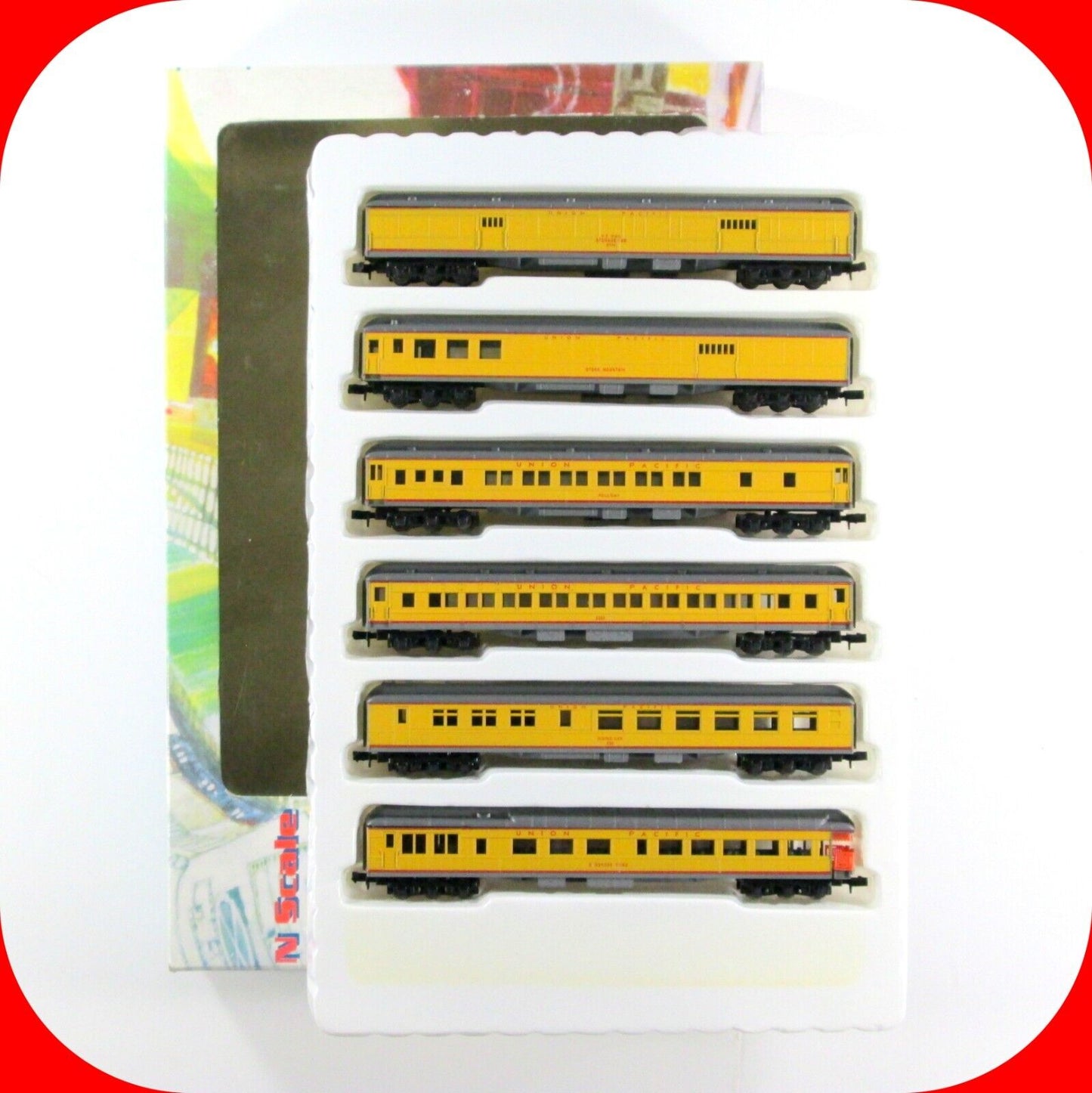 N Scale ***UNION PACIFIC*** HeavyWeight Passenger 6-Car Set ----- Con-Cor 570013