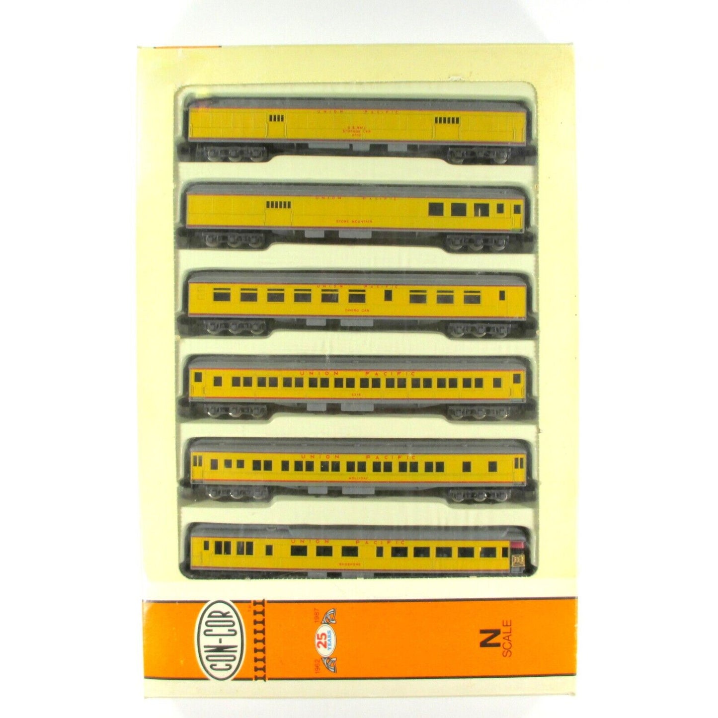 N Scale ***UNION PACIFIC*** HeavyWeight Passenger 6-Car Set ----- Con-Cor 570013