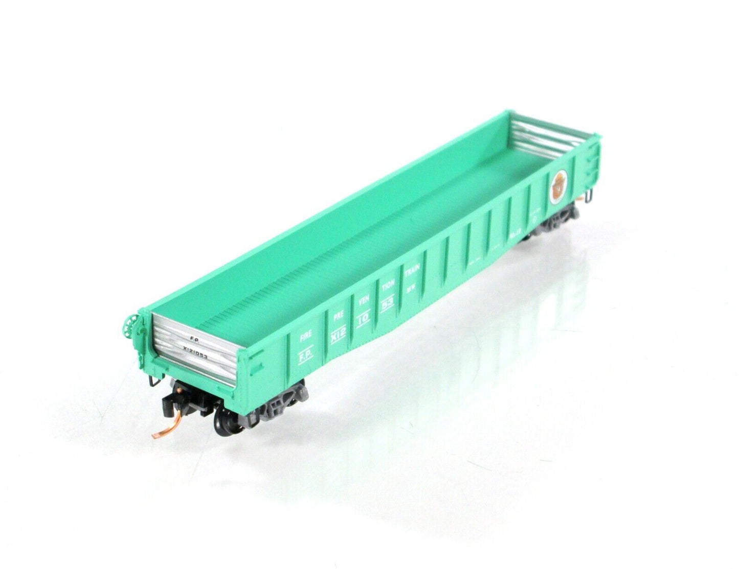 N Scale SMOKEY BEAR MoW Fire Prevention Gondola, FP X121053 - Micro Trains 46360