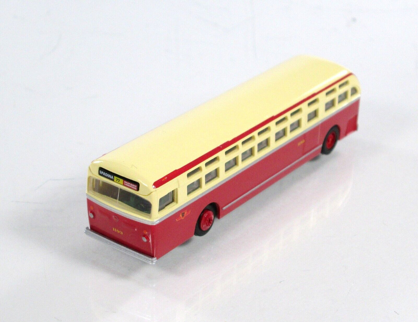 N Scale ***TORONTO*** Transit Motor Coach #1193 - WHEELS of TIME 90442
