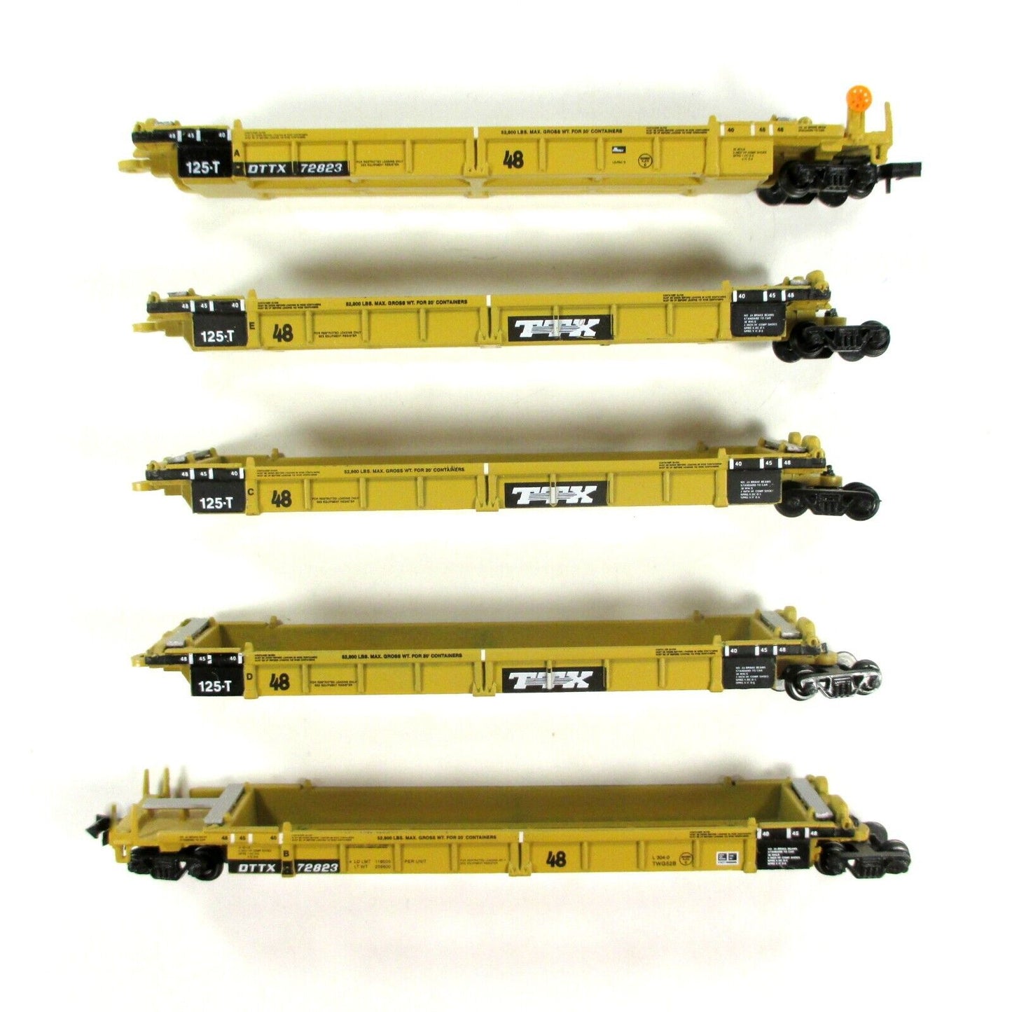 N SCALE **TTX** Thrall 5-Unit Articulated Well Car #72823 - Walthers 932-8101