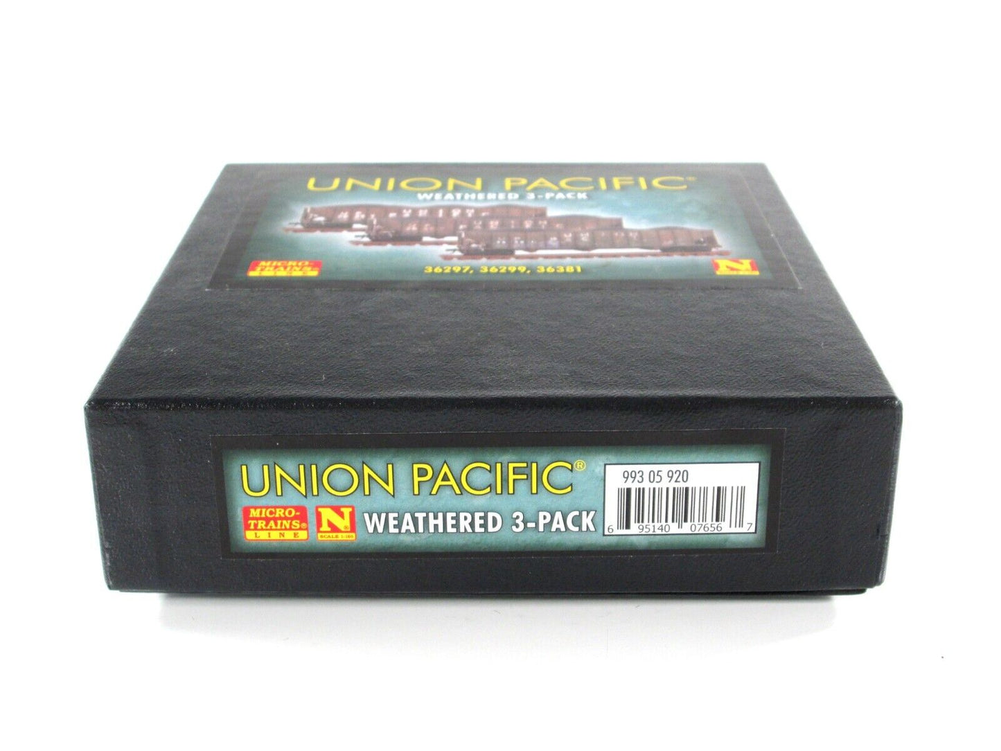 N Scale **UNION PACIFIC** Weathered Coal Hopper 3-Pack - Micro Trains 99305920