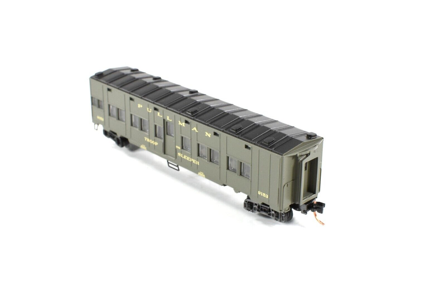 N Scale WWII US OFFICE of DEFENSE 50' Troop Sleeper #9153 -Micro Trains 116010.2