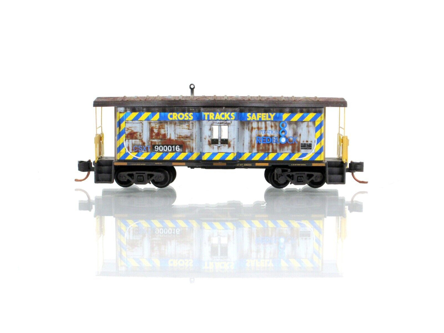 N Scale **CSX** Weathered **OPERATION LIFESAVER** Caboose, Micro Trains 13044210