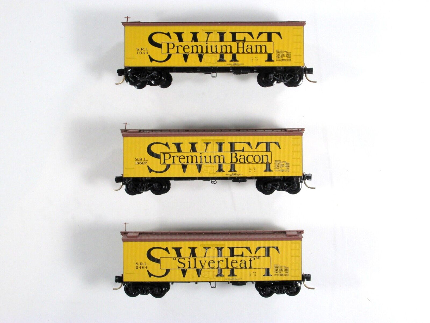 N Scale ***SWIFT Refrigerator Lines*** Ice Reefer 3-Pack ---- Micro Trains 58512