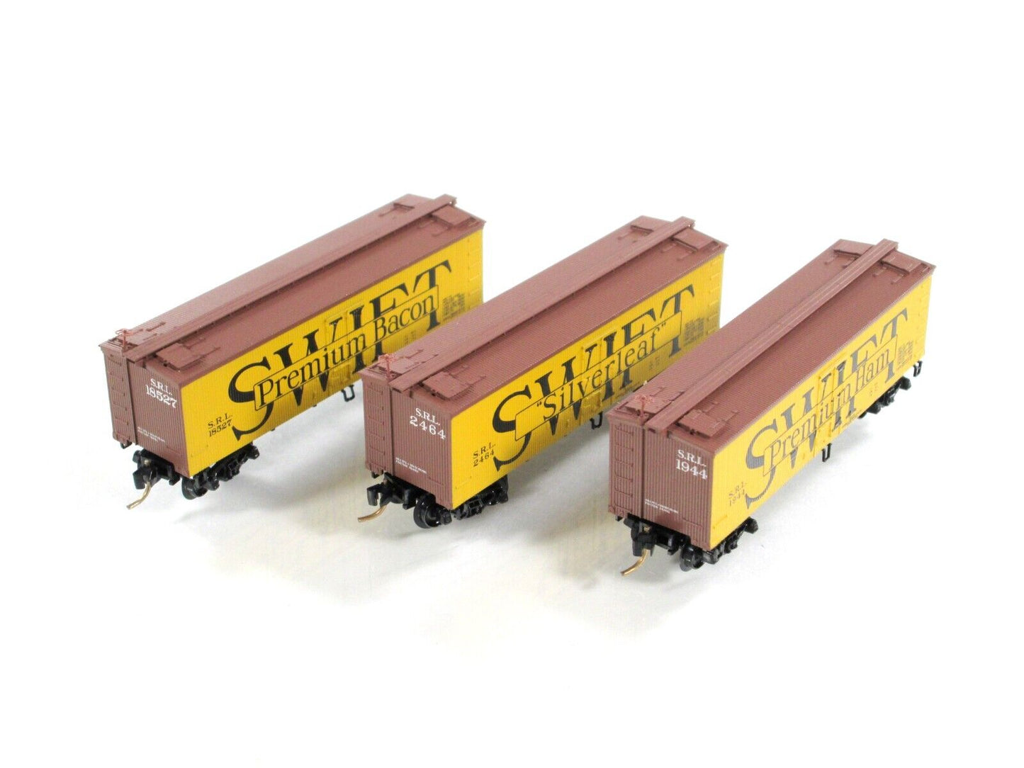N Scale ***SWIFT Refrigerator Lines*** Ice Reefer 3-Pack ---- Micro Trains 58512