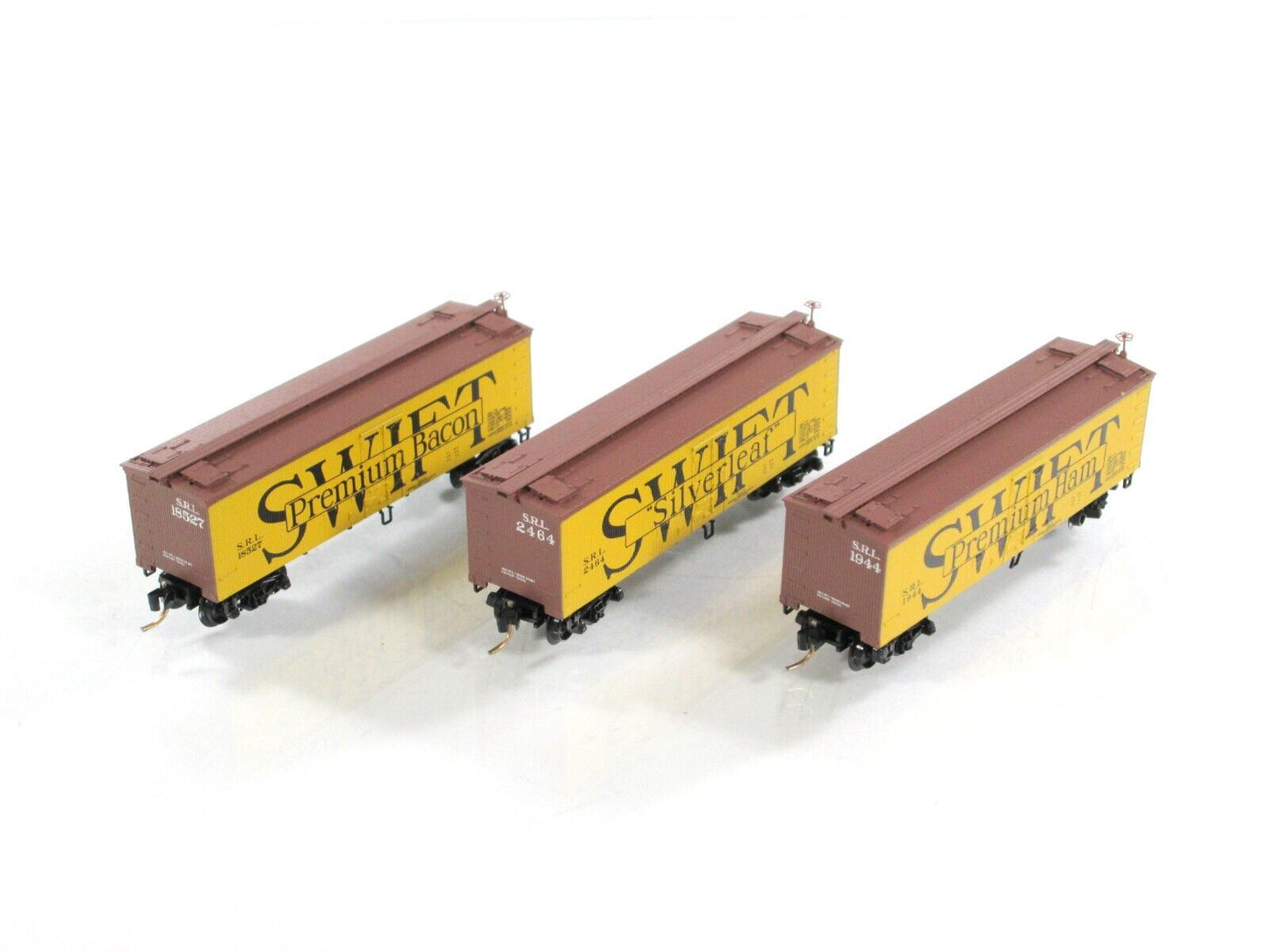 N Scale ***SWIFT Refrigerator Lines*** Ice Reefer 3-Pack ---- Micro Trains 58512
