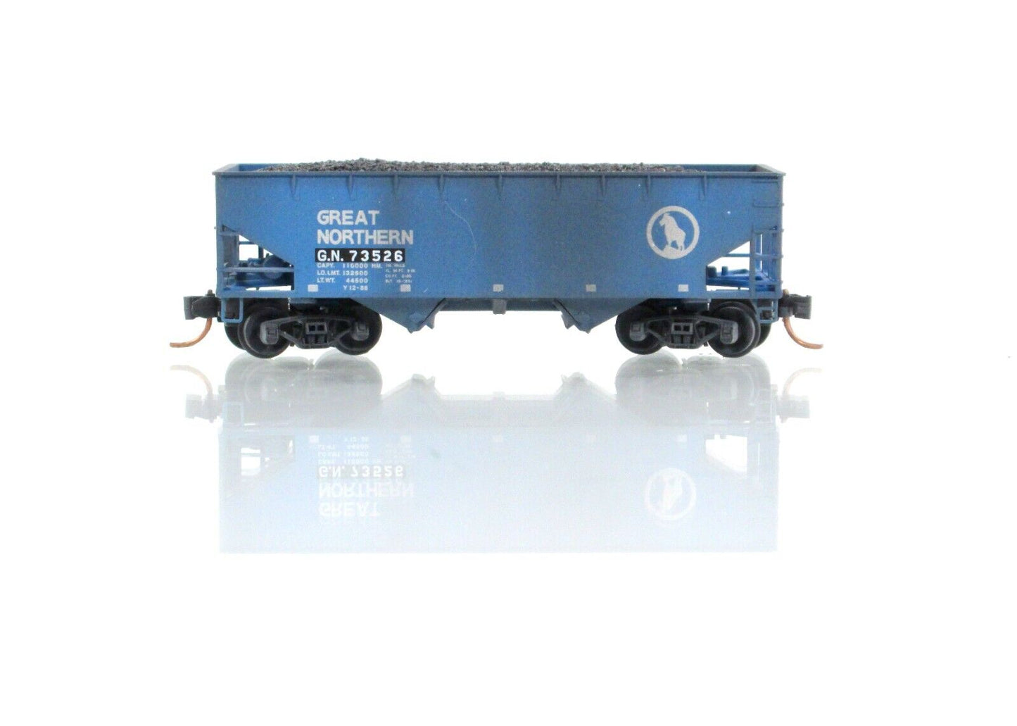 N Scale **GREAT NORTHERN** Weathered Graffiti Coal Hopper -Micro Trains 05544520
