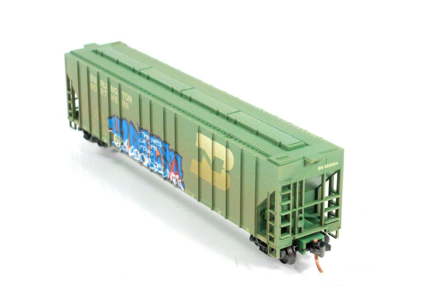 N Scale **BURLINGTON NORTHERN** Weathered Hopper #456554 --Micro Trains 09944090