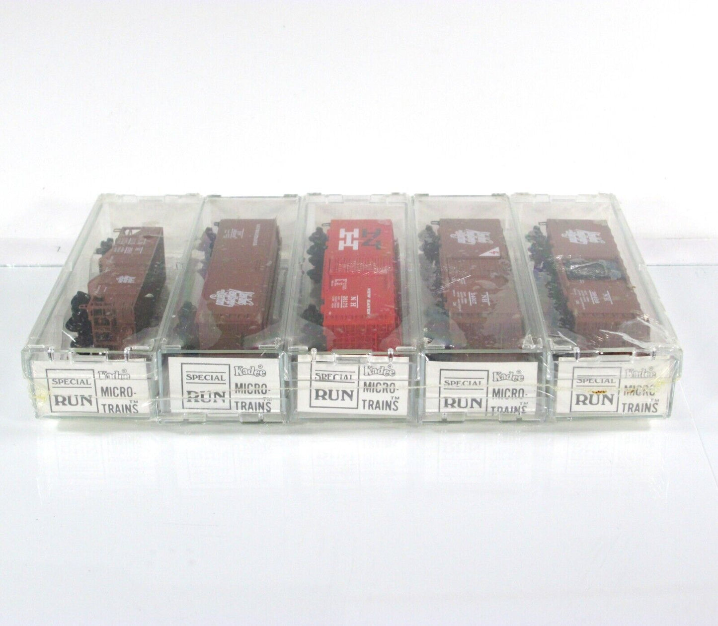 N Scale ***NEW HAVEN - NY NH HARTFORD*** 5-Pack - Kadee Micro Trains BLW Special