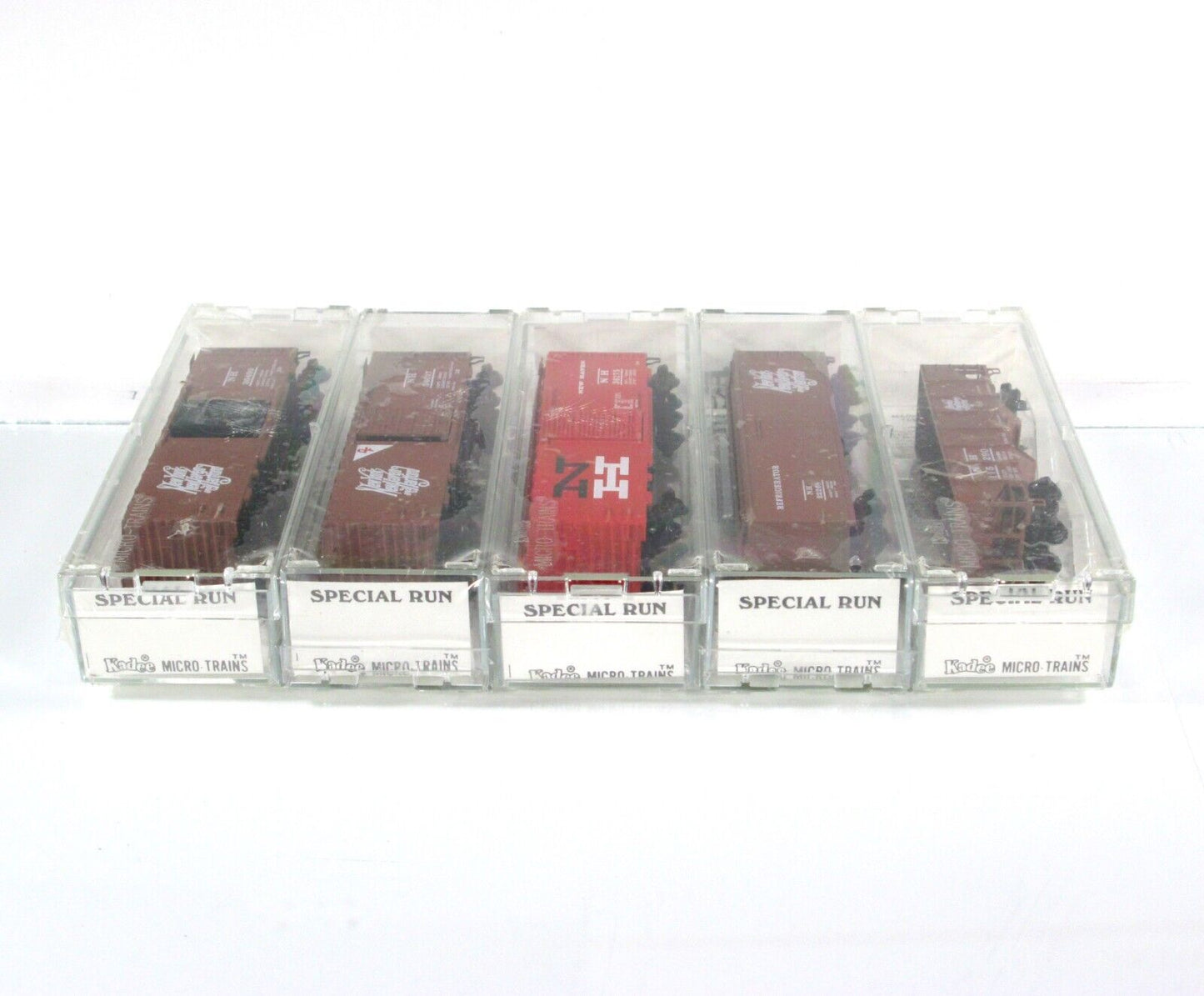 N Scale ***NEW HAVEN - NY NH HARTFORD*** 5-Pack - Kadee Micro Trains BLW Special