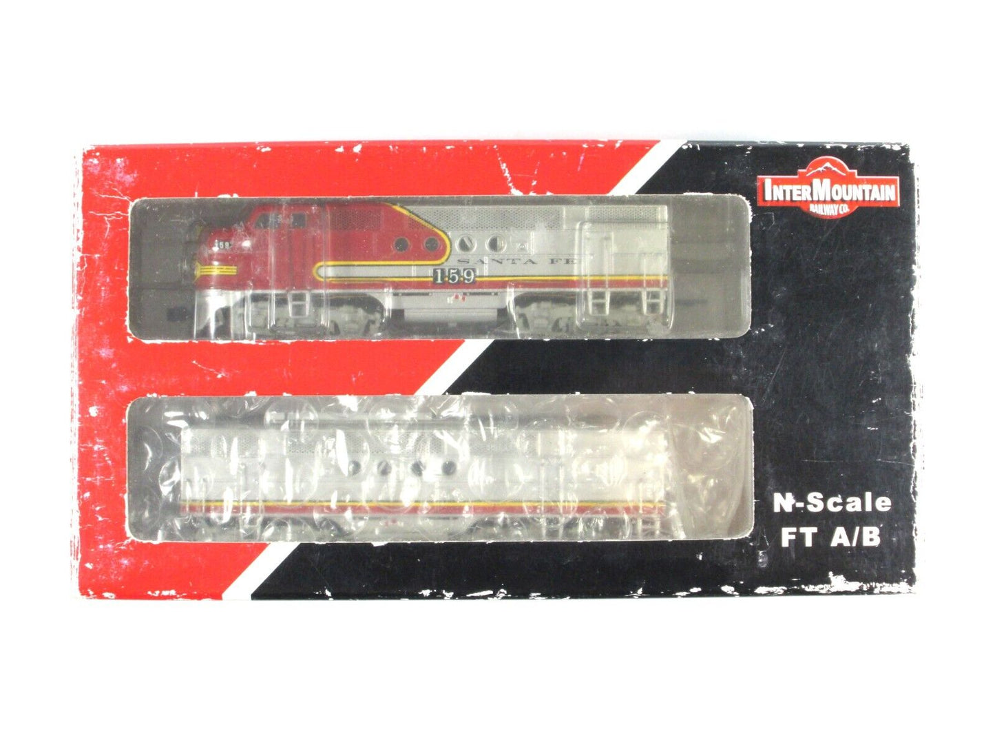 N Scale **SANTA FE WARBONNET** FT A/B Set #159 - Intermountain 69003-05, DCC Rdy