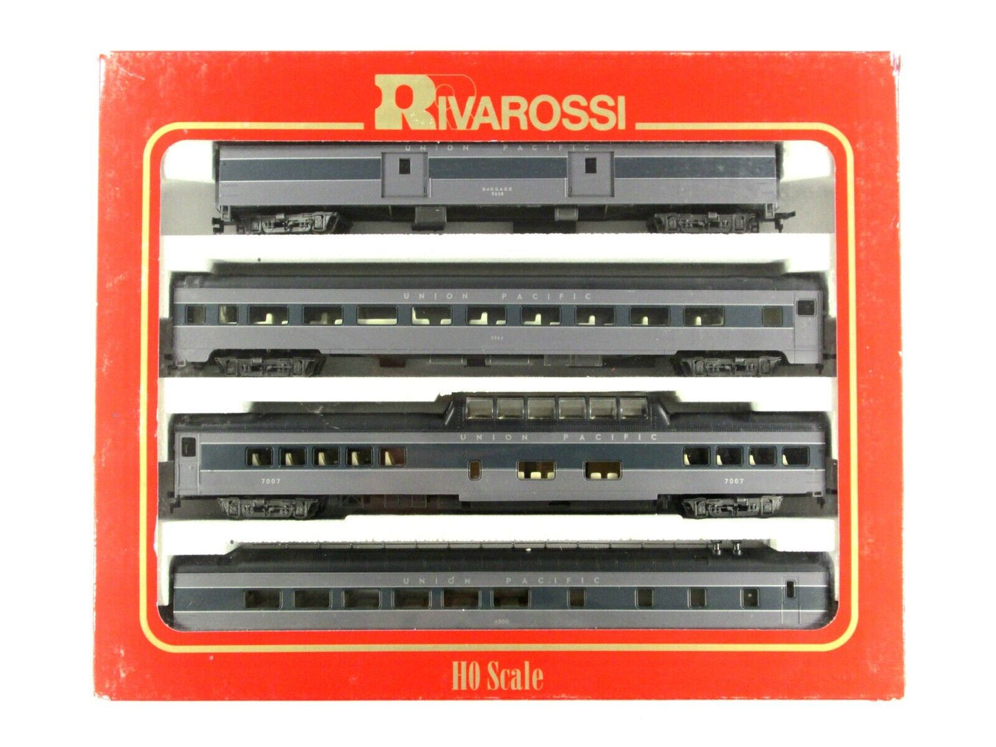 HO Scale ***UNION PACIFIC GRAY*** 1930s Passenger Car Set A ----- Rivarossi 6940