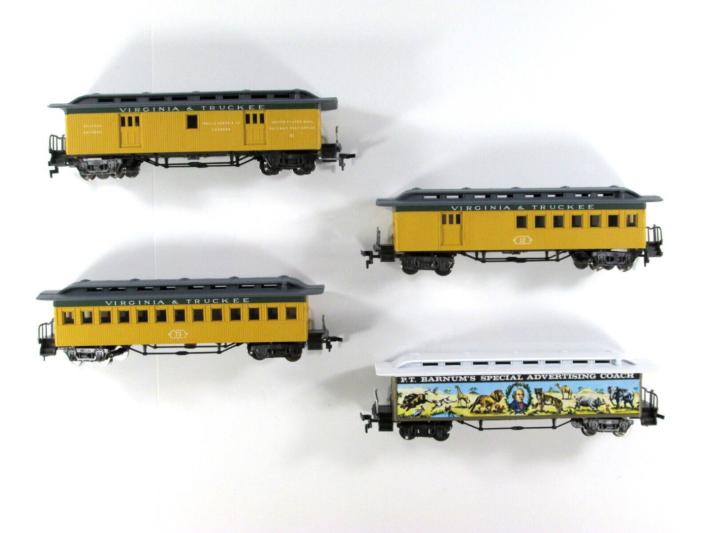 HO Scale **VIRGINIA & TRUCKEE** Old Timer Overland Passenger Set -Rivarossi 6900