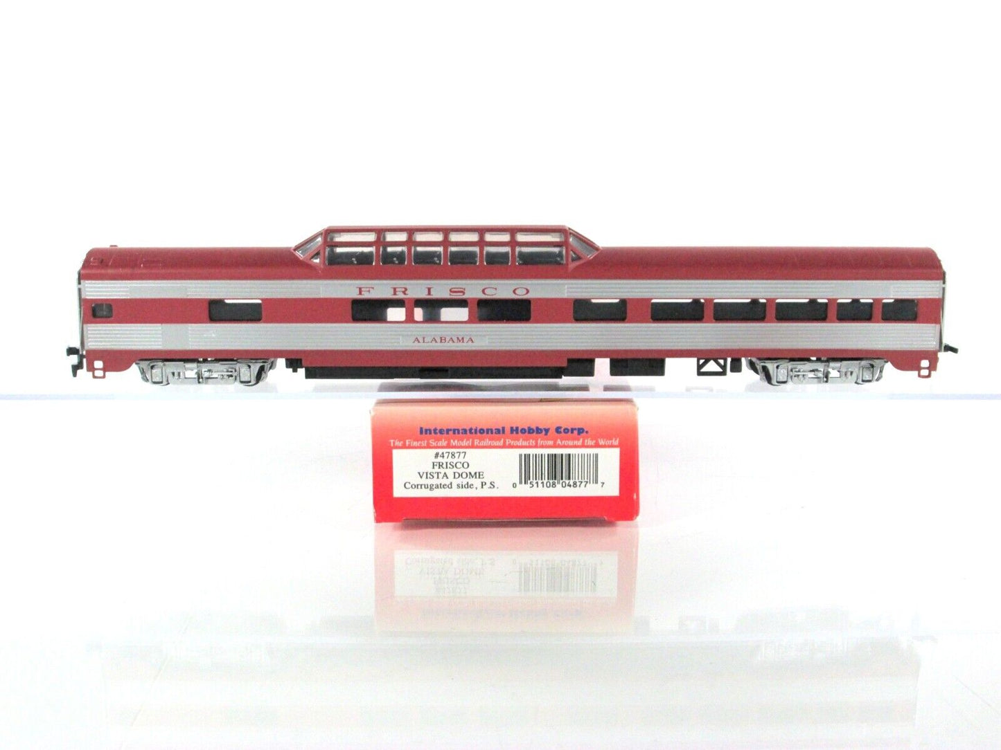 HO Scale ***FRISCO*** Lightweight Corrugated Passenger Car 8-Pack Set -IHC 50011
