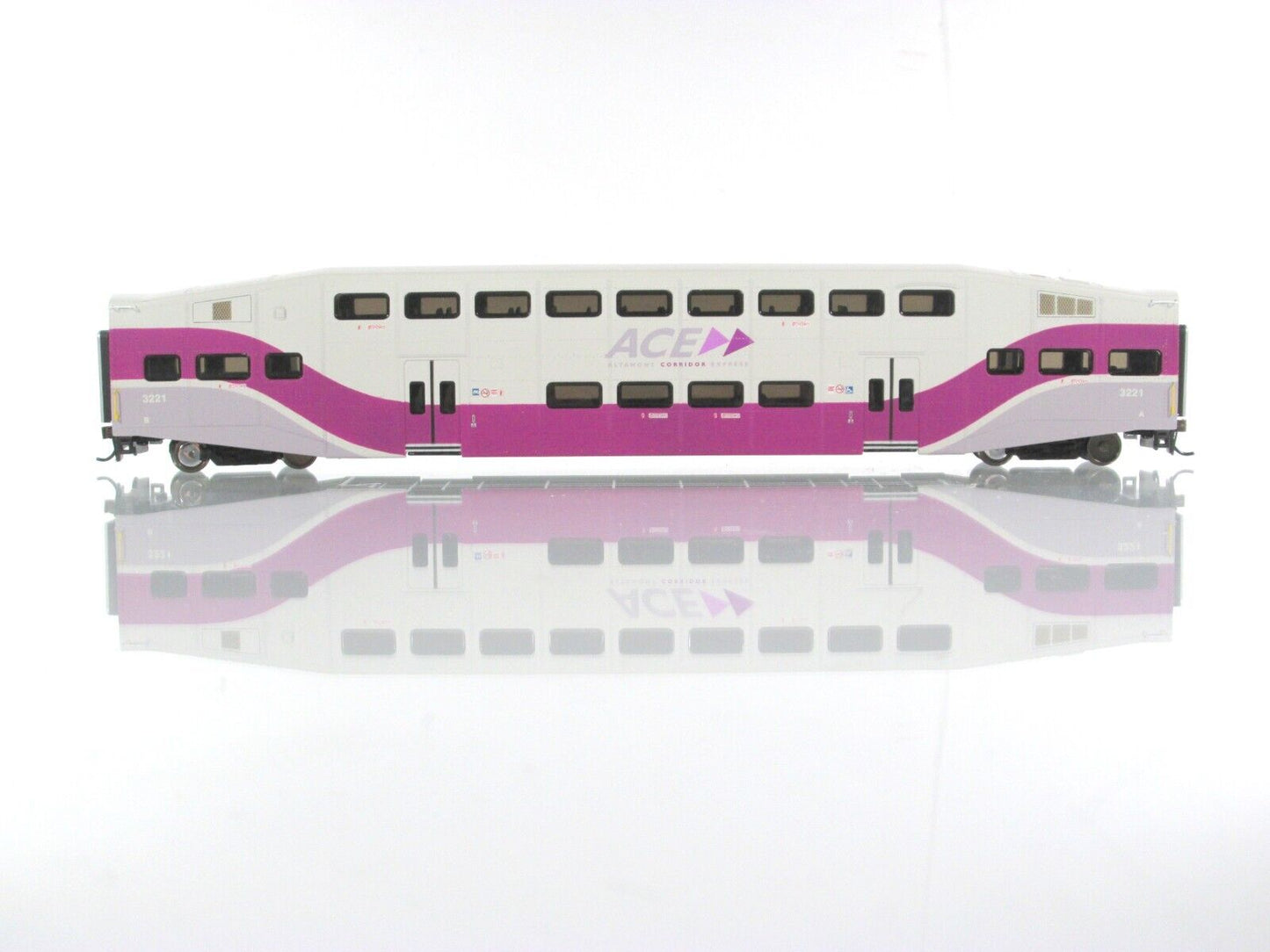 HO Scale ALTAMONT CORRIDOR EXPRESS Bombardier Coach Car, ACE 3221 -Athearn 25973