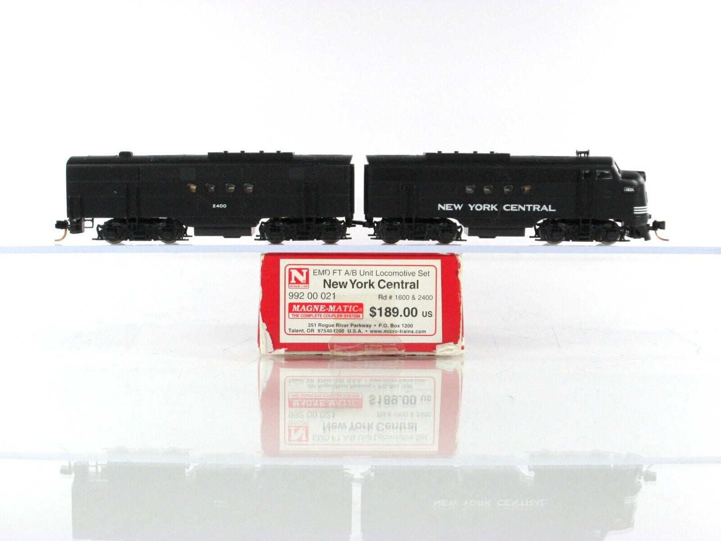 N Scale ***NEW YORK CENTRAL*** EMD FT A/B Set -- Micro Trains 99200021, DCC Rdy