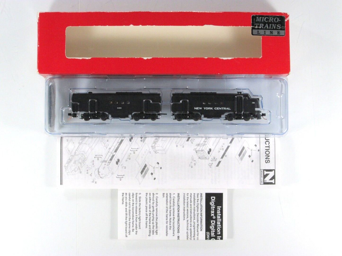 N Scale ***NEW YORK CENTRAL*** EMD FT A/B Set -- Micro Trains 99200021, DCC Rdy