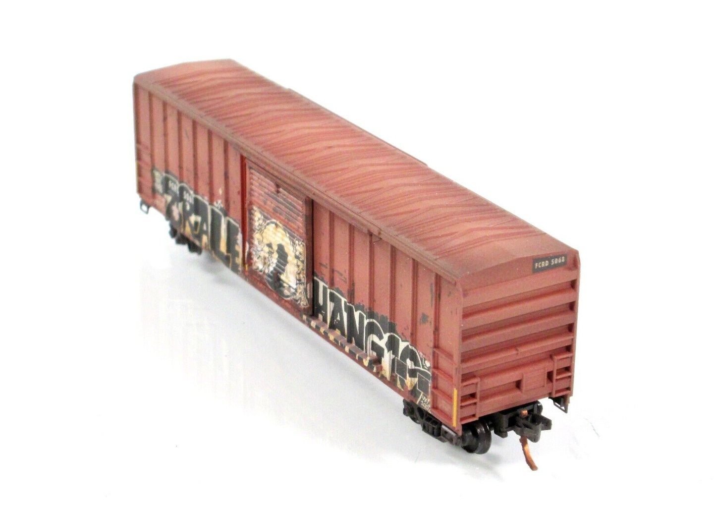 N Scale **POW-MIA** Weathered Graffiti Box Car, FCRD 5068 -Micro Trains 02544840