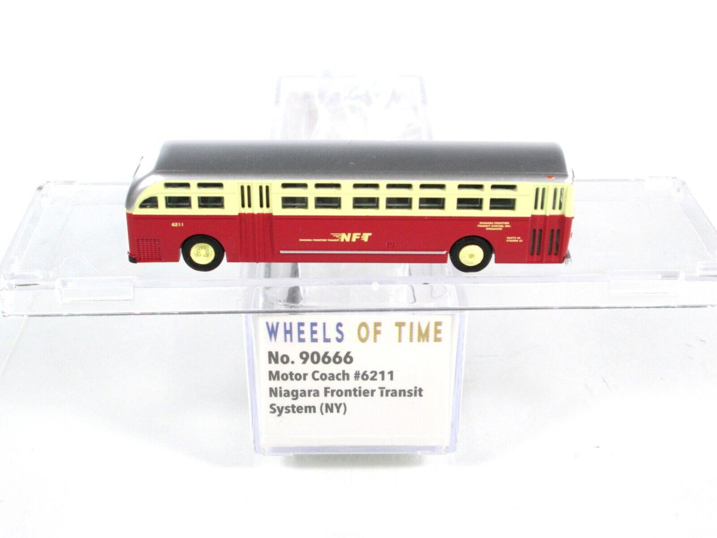 N Scale ***NIAGARA FRONTIER*** Transit Motor Coach #6211 - WHEELS of TIME 90666
