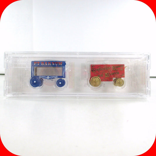 N Scale P.T. Barnum Vintage Circus Wagon Cars 2-Pack Set - Micro Trains 47000079