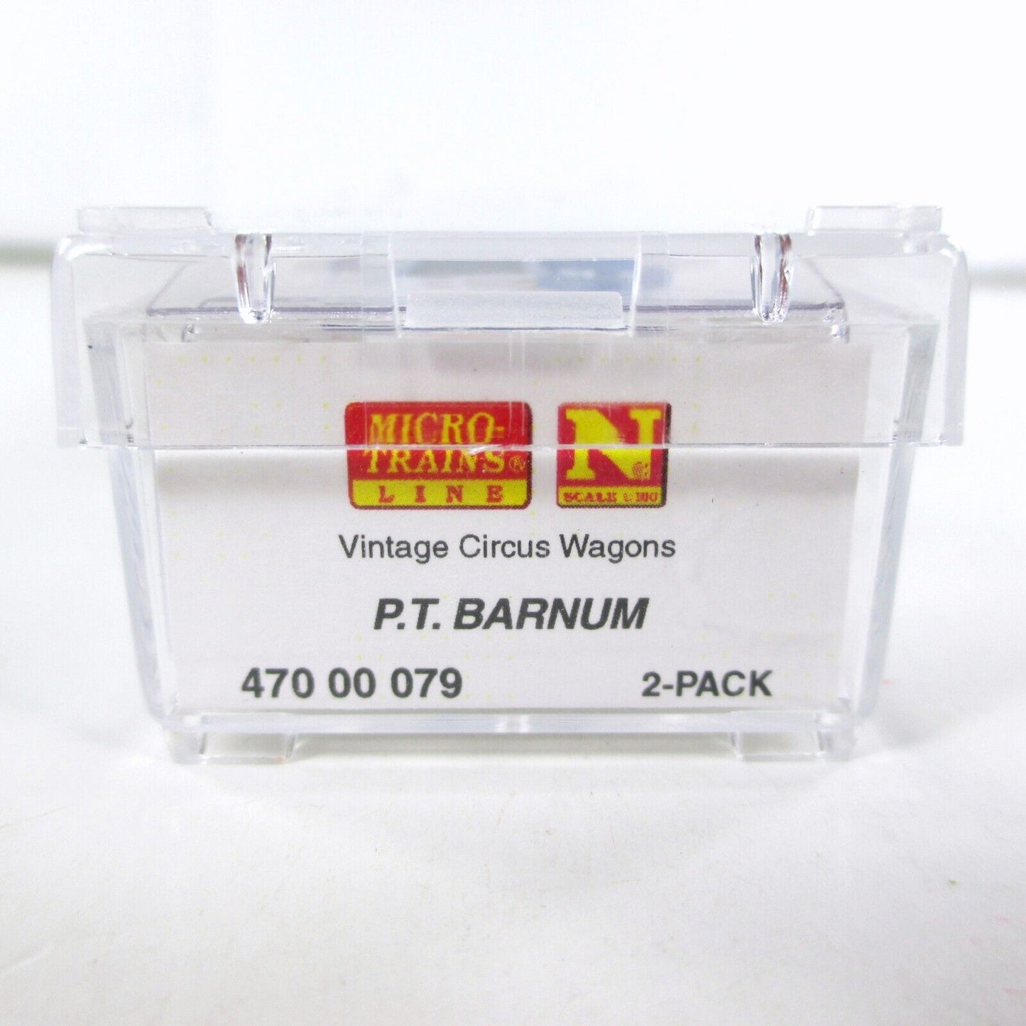 N Scale P.T. Barnum Vintage Circus Wagon Cars 2-Pack Set - Micro Trains 47000079