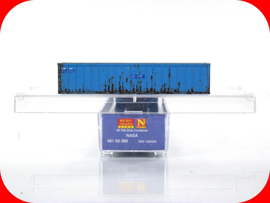 N Scale **NASA** Weathered 40' Container #1424540 - Micro Trains 46100090 **RARE