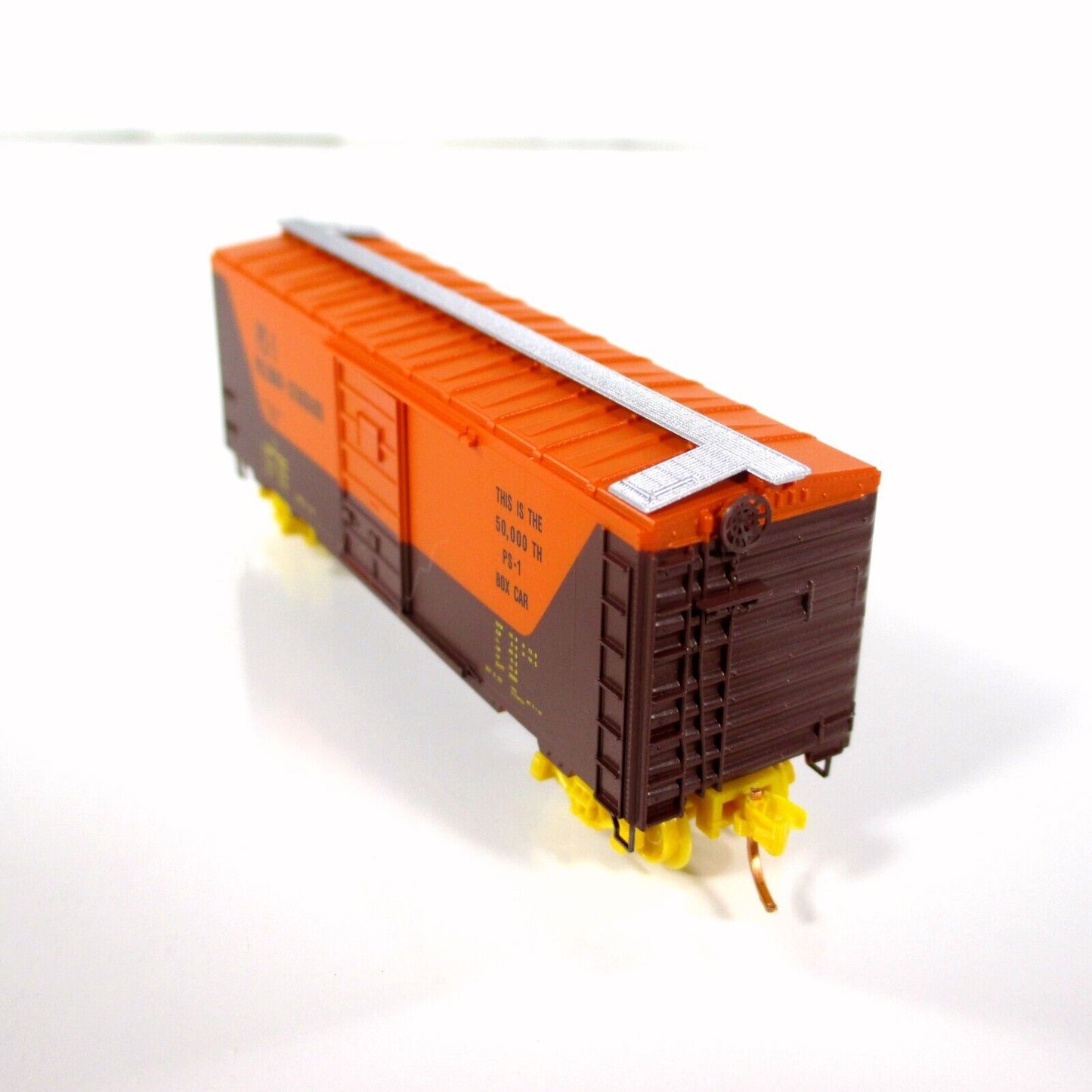 N Scale PS-1 PULLMAN-STANDARD EXHIBITION 50000th 40' Box Car, Micro Trains 20626