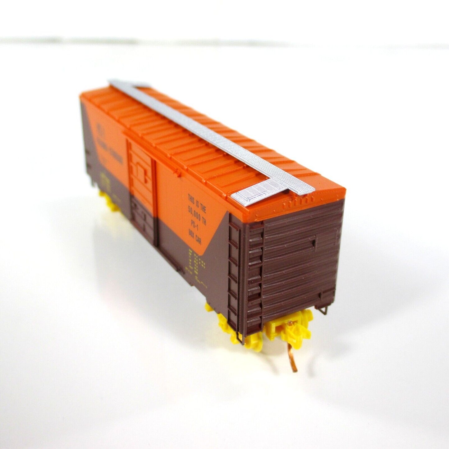 N Scale PS-1 PULLMAN-STANDARD EXHIBITION 50000th 40' Box Car, Micro Trains 20626
