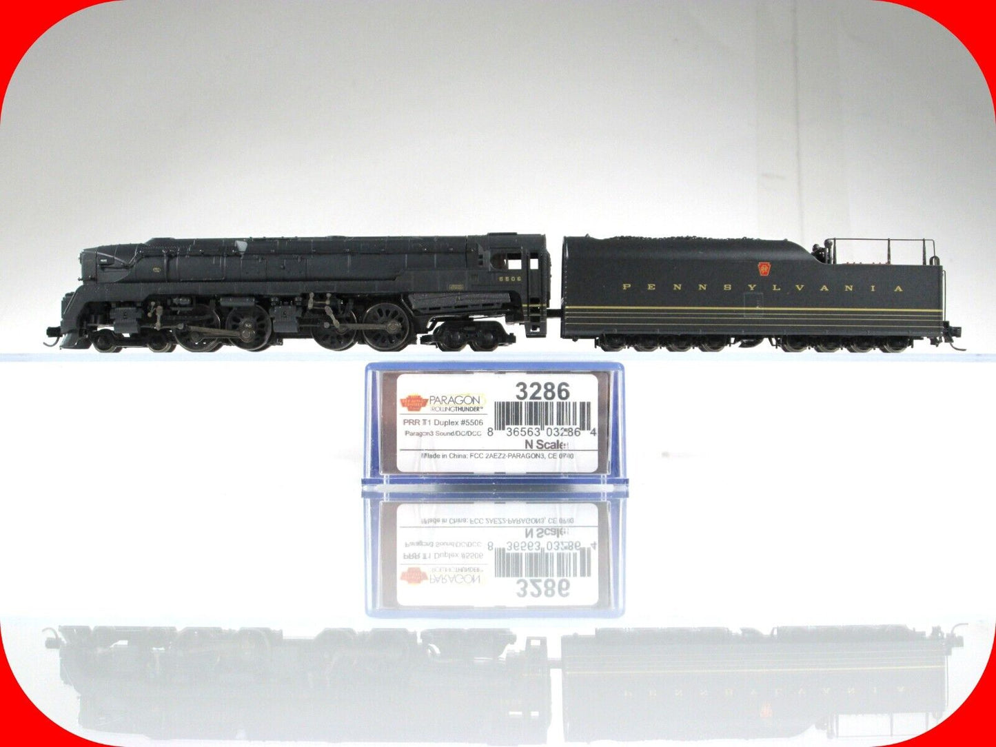 N Scale **Pennsylvania** T1 4-4-4-4 Duplex - Broadway 3286 - DCC Sound Paragon3