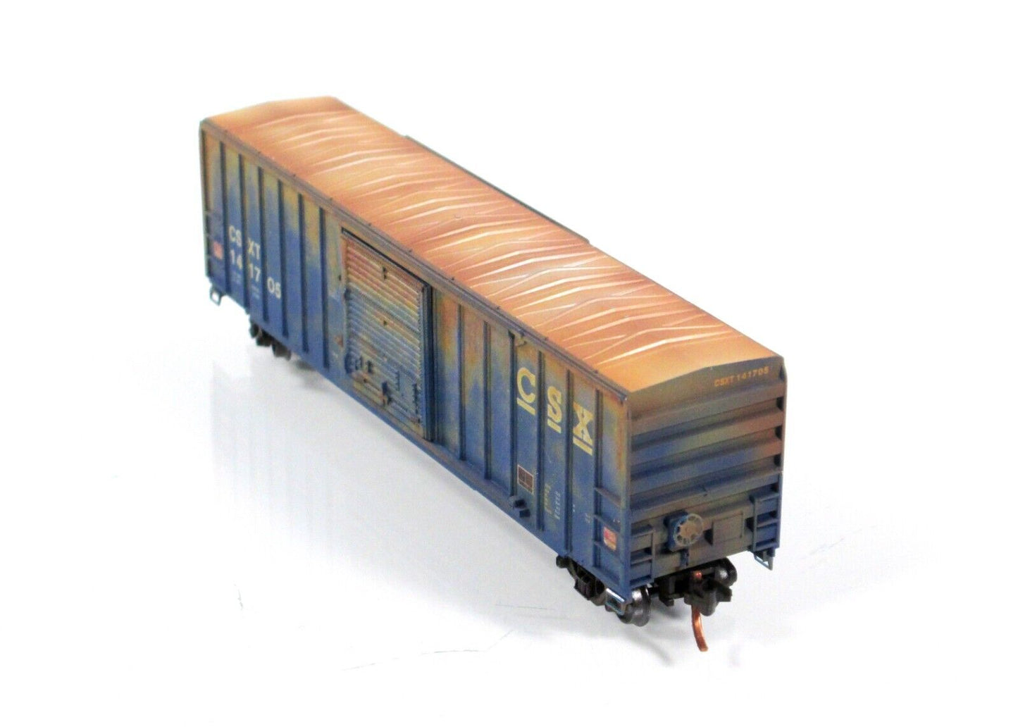 N Scale *****CSX***** Weathered 50' Box Car, CSXT 141705 - Micro Trains 02544550