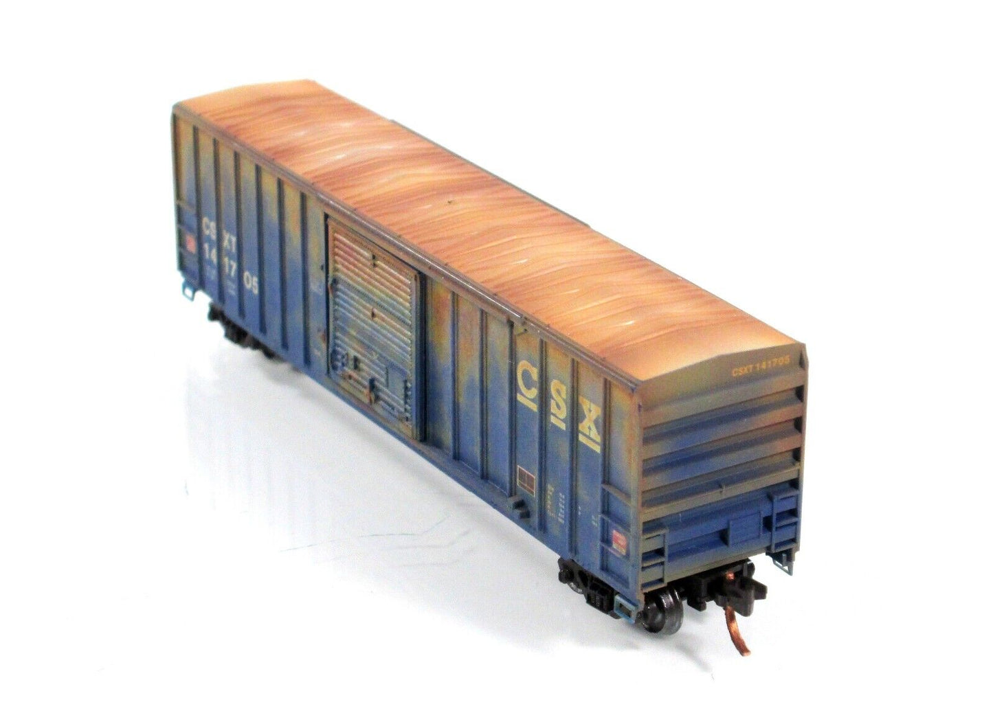 N Scale *****CSX***** Weathered 50' Box Car, CSXT 141705 - Micro Trains 02544550