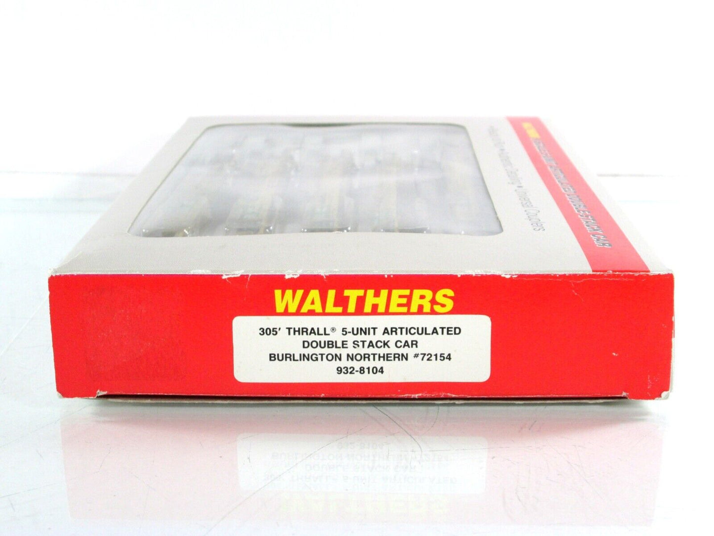 N SCALE **BURLINGTON NORTHERN / TTX** 5-Unit Well Car #72154 - Walthers 932-8104